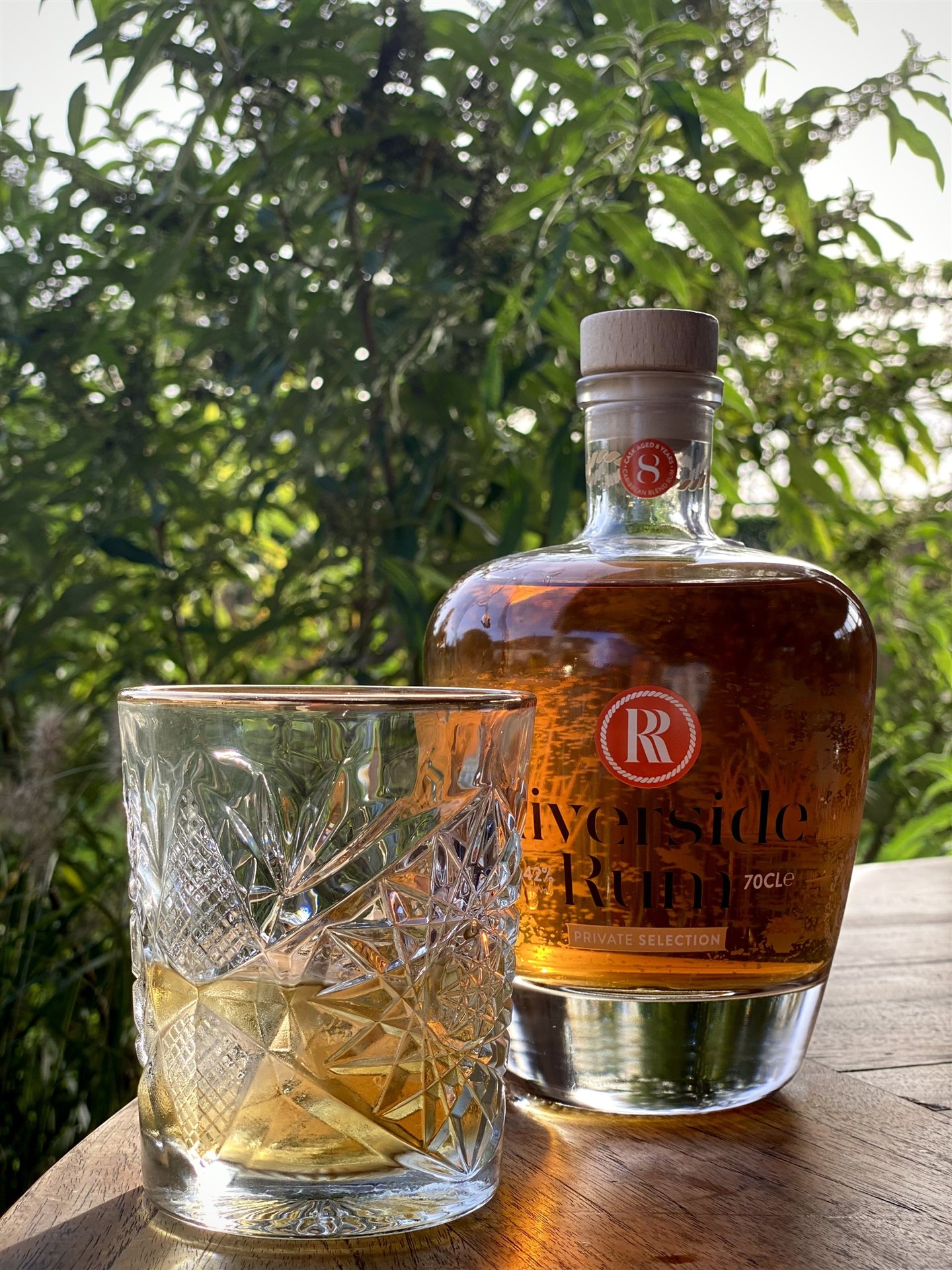 Riverside Rum bottle